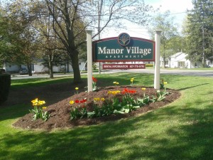 Manor Village Sign